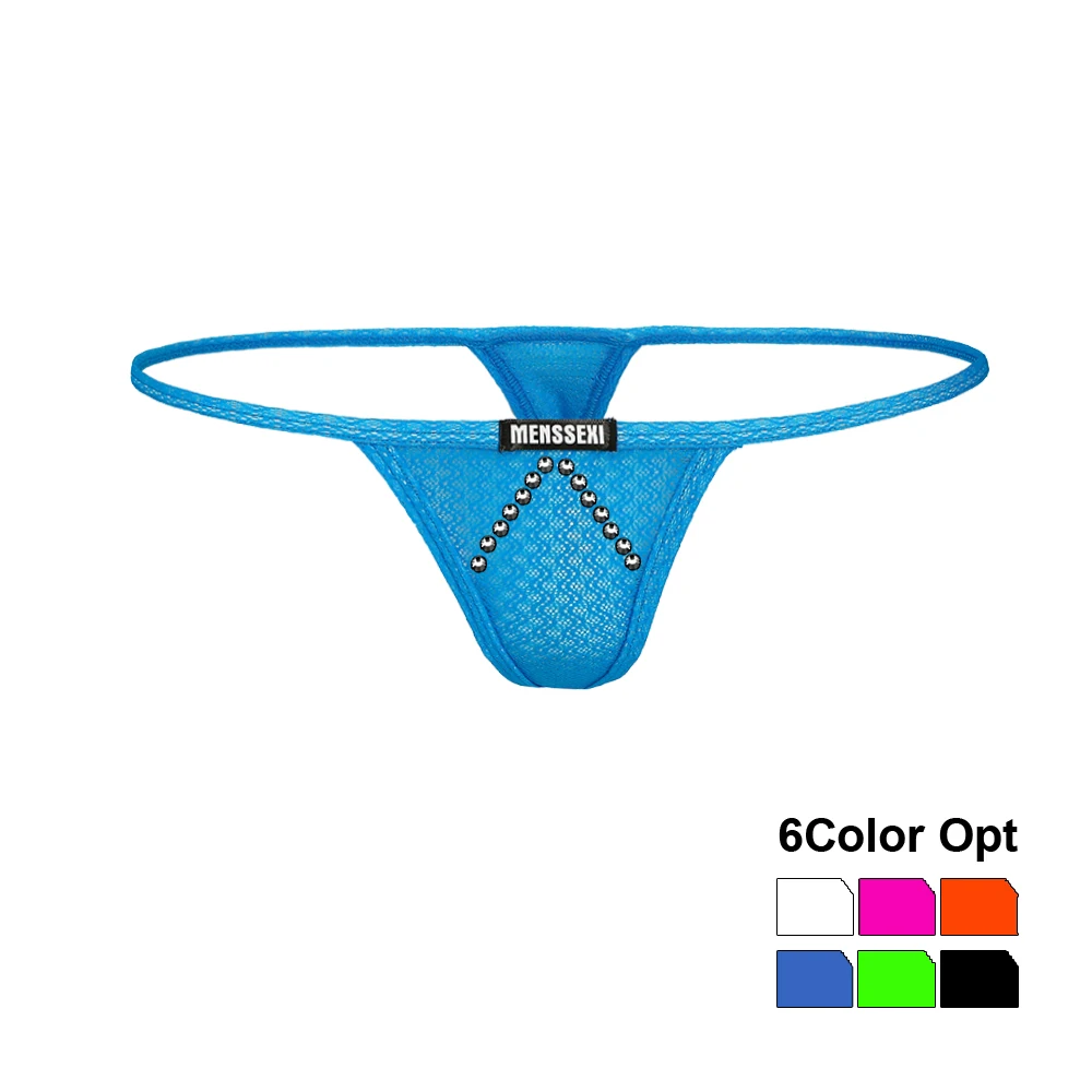 

Mens Underwear Boxer Briefs Jockstrap Thongs G Strings Erotic Transparent Jocks Tanga Underpants Shorts Sexy T-back Bgt5 Beads