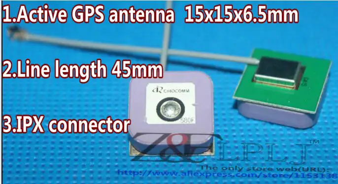 Активный gps антенны 15x15x6 5 мм IPX разъем навигации антенна 2 шт./лот | Электронные