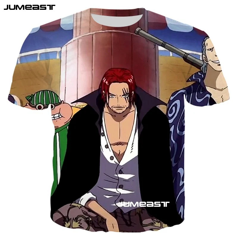 Jumeast японские комиксы 3D принт мужские/женские футболки одна штука Обезьяна D Luffy ACE