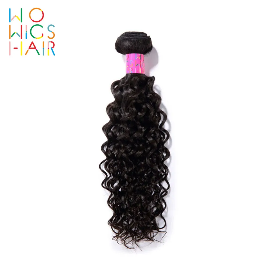

WoWigs Hair Curly Burmese Remy Hair 100% Human Hair Weaving 1/3/4 PCS Free Shipping Natural Color