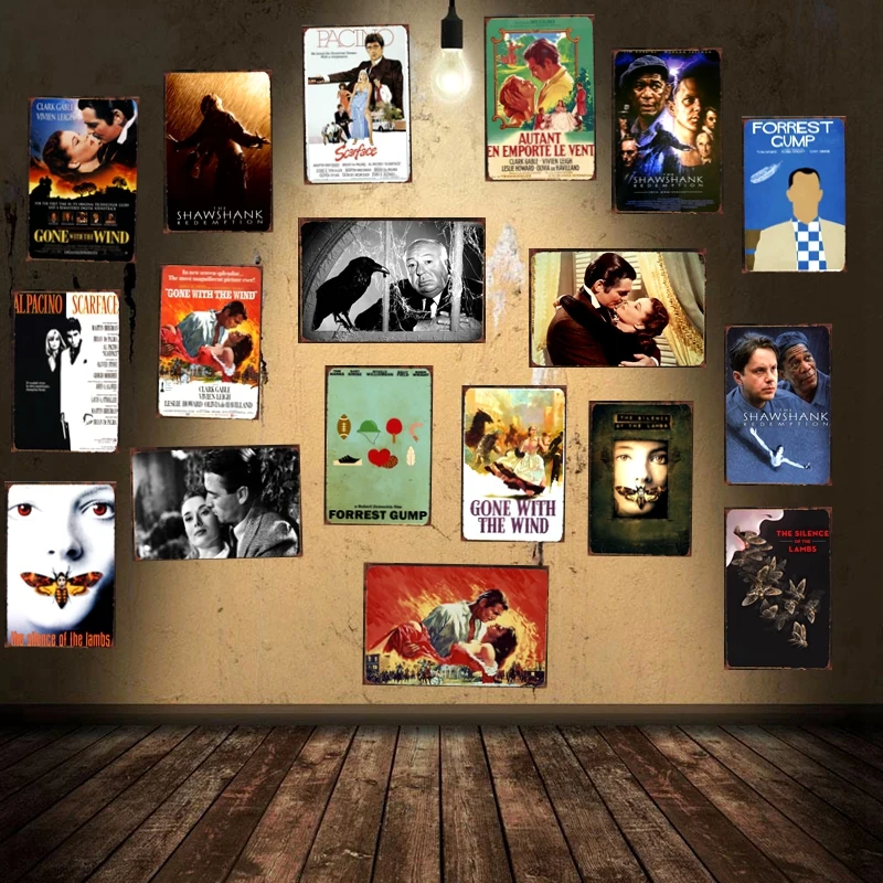 

Classic Movie Tin Sign Metal Plate Iron Painting Kids Room Wall Bar Cafe Shop Home Art Craft Decor 30X20CM DU-1398