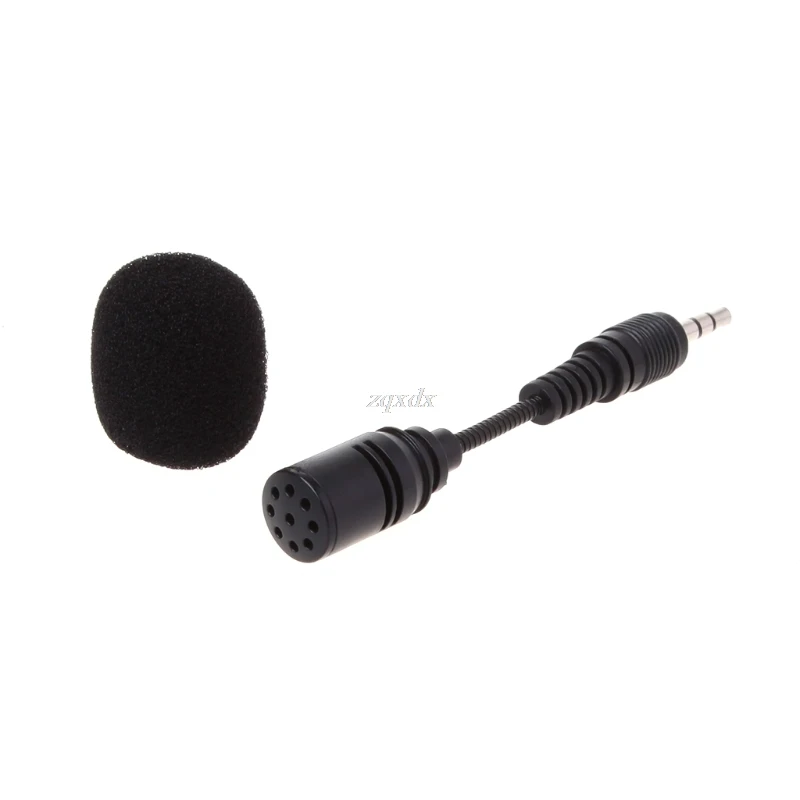 Mobile phone Mini 3.5mm Interface Flexible Microphone Stereo For iPhone Android Drop Ship|Микрофоны| |