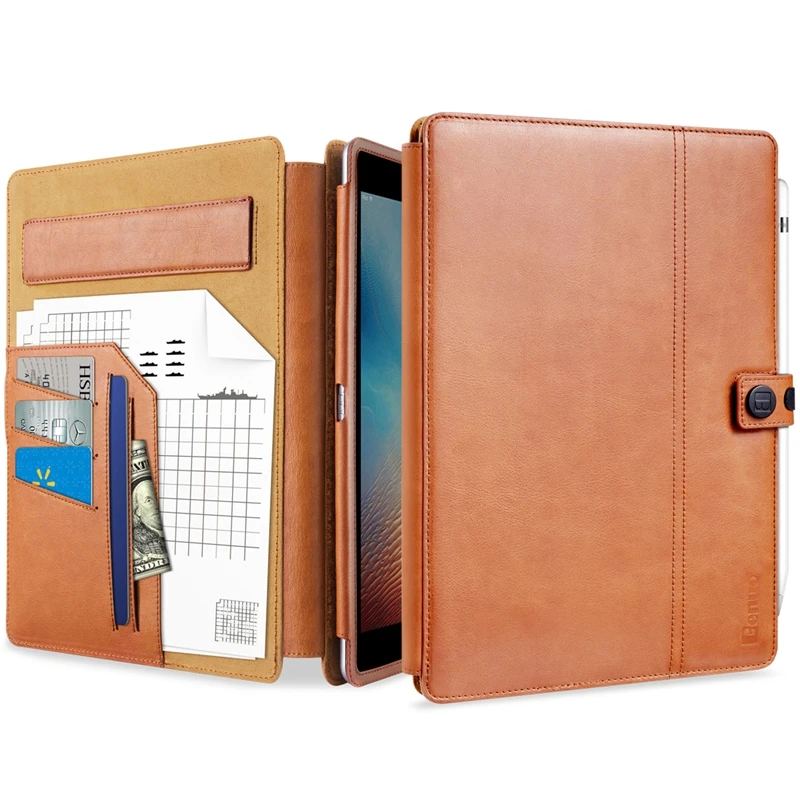 Ipad Pro 97 Case With Pencil Holder Inspiration Benuo For IPad Pro 6060 Case Cover Genuine Leather [Card Slots Ipad Pro 97 Case With Pencil Holder Inspiration Benuo For IPad Pro 6060 Case Cover Genuine Leather [Card Slots