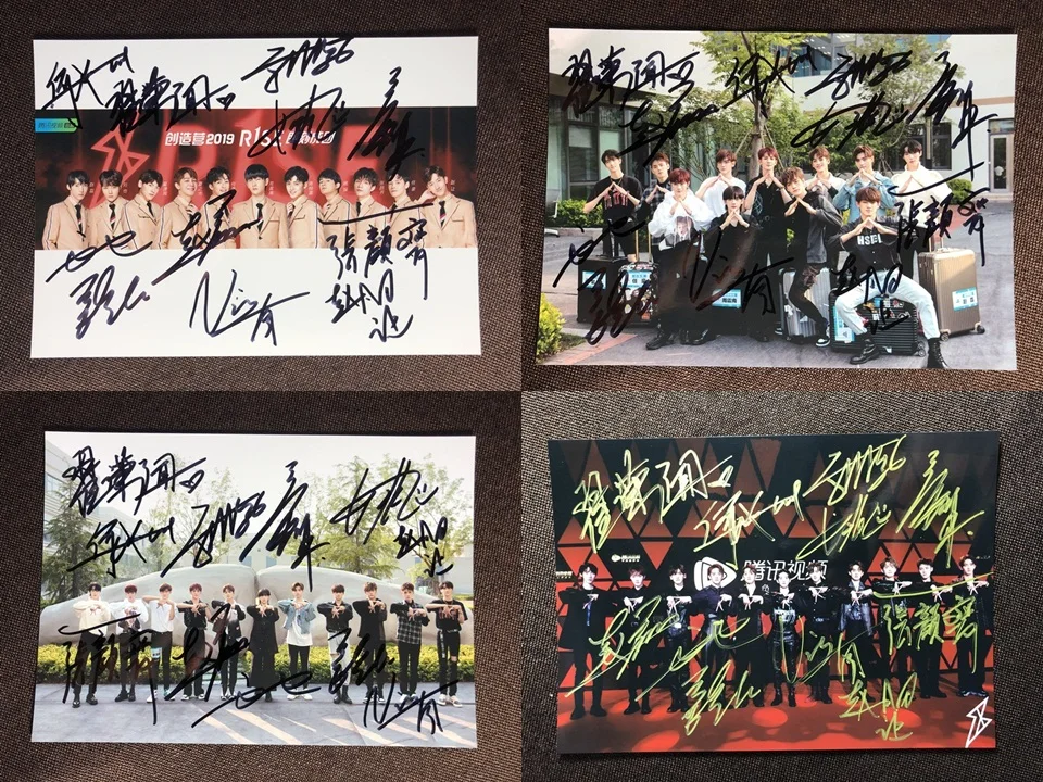

hand signed R1SE autographed group photo 5*7 free ship 4 version 69EA
