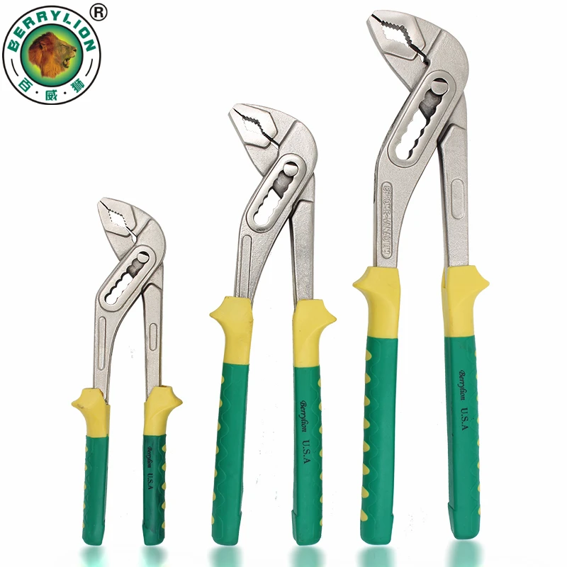 BERRYLION Water Pump Pliers 8''/10''/12'' Quick release Adjustable
