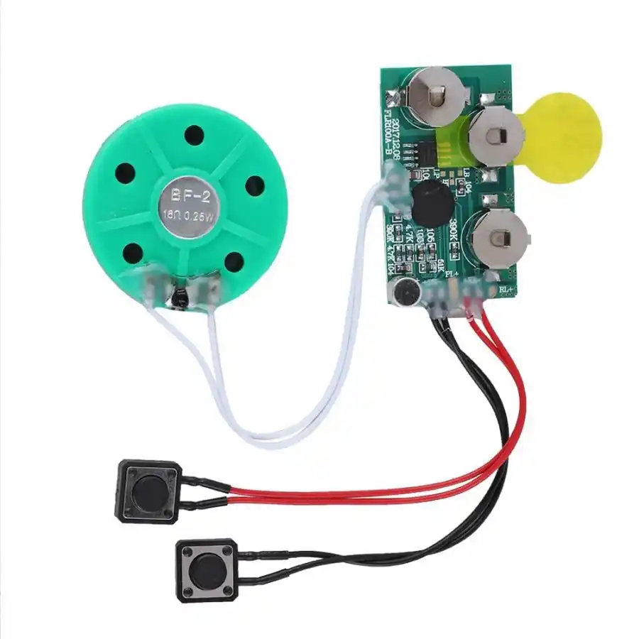 DIY Greeting Card Voice Modules Sound Audio Recording Player Chip Module Photosensitive Control Sound Module 60 Second Recording for Cards Toy Gifts Voice Recording /& Playback
