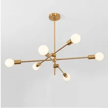 Creative Art Chandelier Nordic Minimalist Living Room Dining Room Cafe Bar Chandelier Magic Bean Light nordic post modern minimalist transparent glass chandeliers dining room living room bar creative art chandelier free shipping