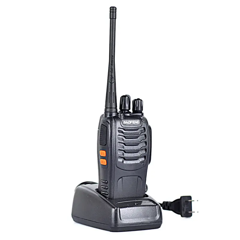 Черный BAOFENG BF 888S UHF: 400 470 МГц Профессиональный портативный двухсторонний