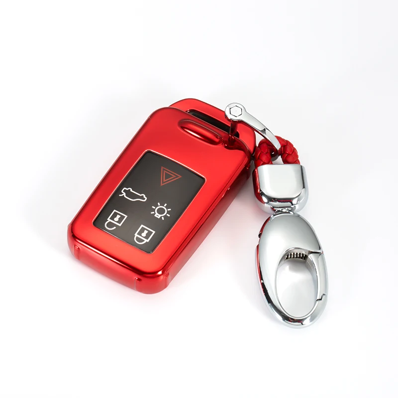 

Scratch-resistant Button protection Soft TPU Car Key Protect Full Cover Case for VOLVO S60L S80L XC60 S60 V60 smart key keychain