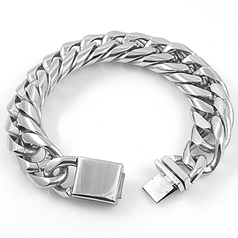 ATGO Новое поступление высокое качество подарок панк Рок хит-хоп классический горячий браслет из нержавеющей стали BB425