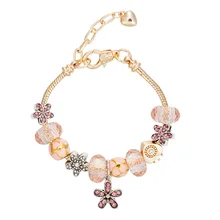 Модные ювелирные браслеты. Браслет Pdor, браслет из хрустального стекла, подарок для девочки