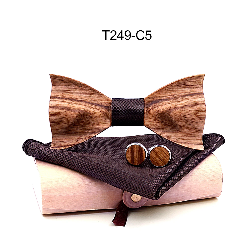 Zebra 3D Wooden Bow Ties for Men Quality men's Wood Bowtie 3D Handmade Butterfly Wood Bow Tie Gravata Silm