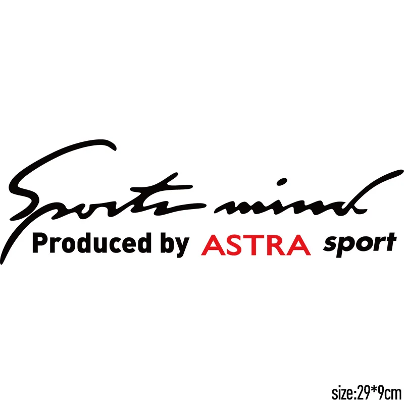 

2 Pieces Customizable Sports Car Covers sticker decal Car-Styling For opel astra h car goods car accessories