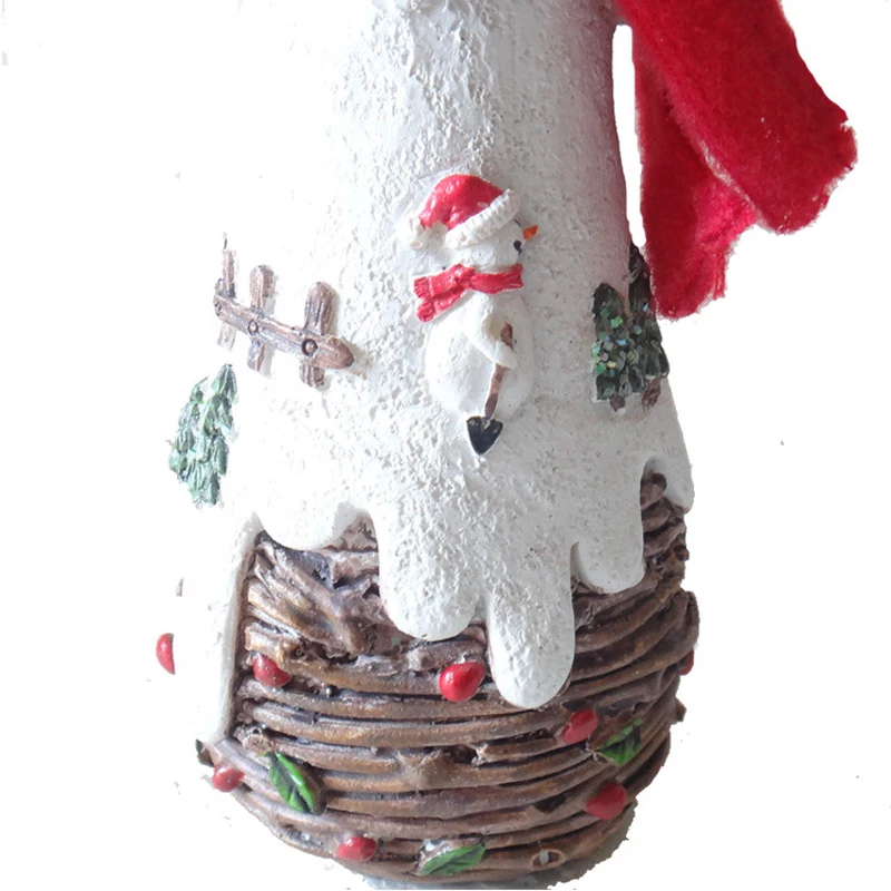 Рождественский Декор Санта-Клаус с украшения для шарфа для орнамент для украшения дома подвесной кулон Navidad
