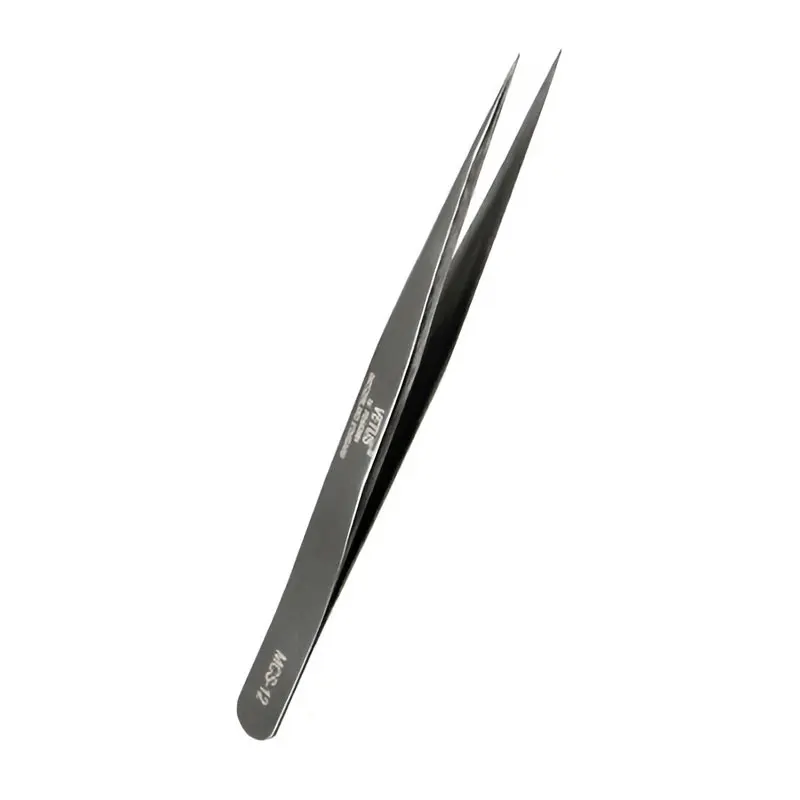 Vetus MCS Series Tungsten Premium Beauty Makeup Tweezers for Eyelashes Extension Ultra Fine Tip Pinzas