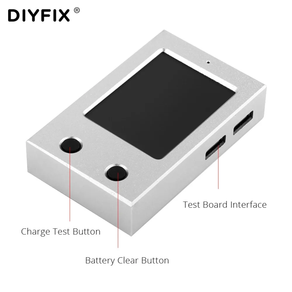 DIYFIX тестер батареи для iPhone X 8 8P 7 7P 6 6P 6S 6SP 5 5S 4 4S для iWatch S1 S2 для iPad Проверка батареи ключ Ясный цикл