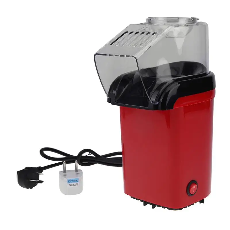 

Electric Corn Popcorn Maker Household Automatic Mini Hot Air Popcorn Machine Children Gift DIY Corn Popper EU Plug