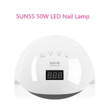Sun5s 50 Вт УФ светодиодный светильник для ногтей 30 светодиодный s Сушилка для ногтей маникюр Гель Инструменты для полировки ногтей двойной свет лампы для гель-лака