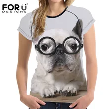 FORUDESIGNS/женская футболка для тренировок, для бега, женские футболки, французский бульдог, с принтом, быстросохнущая спортивная одежда, Рашгард, гимнастическая майка, тонкие Топы