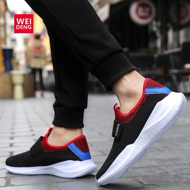 

WeiDeng Ultra Light Leisure Causal Mesh Air Breathable Sports Shoe Men Jogging Sneaker for Adualts Zapatos Corrientes De Verano