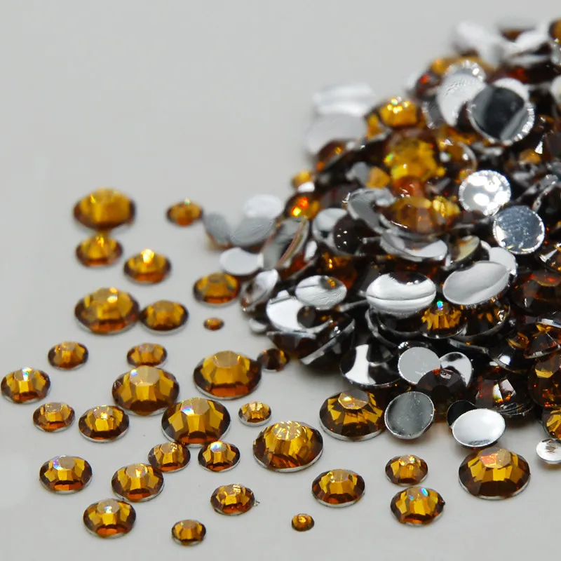 Violet Rhinestone Mixed Sizes Top Quality Non Hotfix Flatback Acrylic Rhinestones For Nail Art Decoration DIY Nail Mix Beads Pins & Pincushions