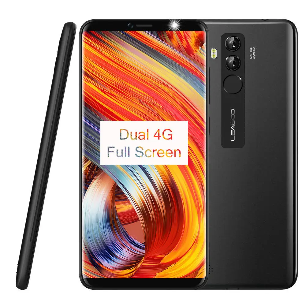 LEAGOO M9 Pro Android 8,1 мобильный телефон 5,7" 18:9 экран смартфон MTK6739V четырехъядерный 2 ГБ 16G Face ID 3000 мАч 13 МП 4G мобильный телефон - Цвет: Black