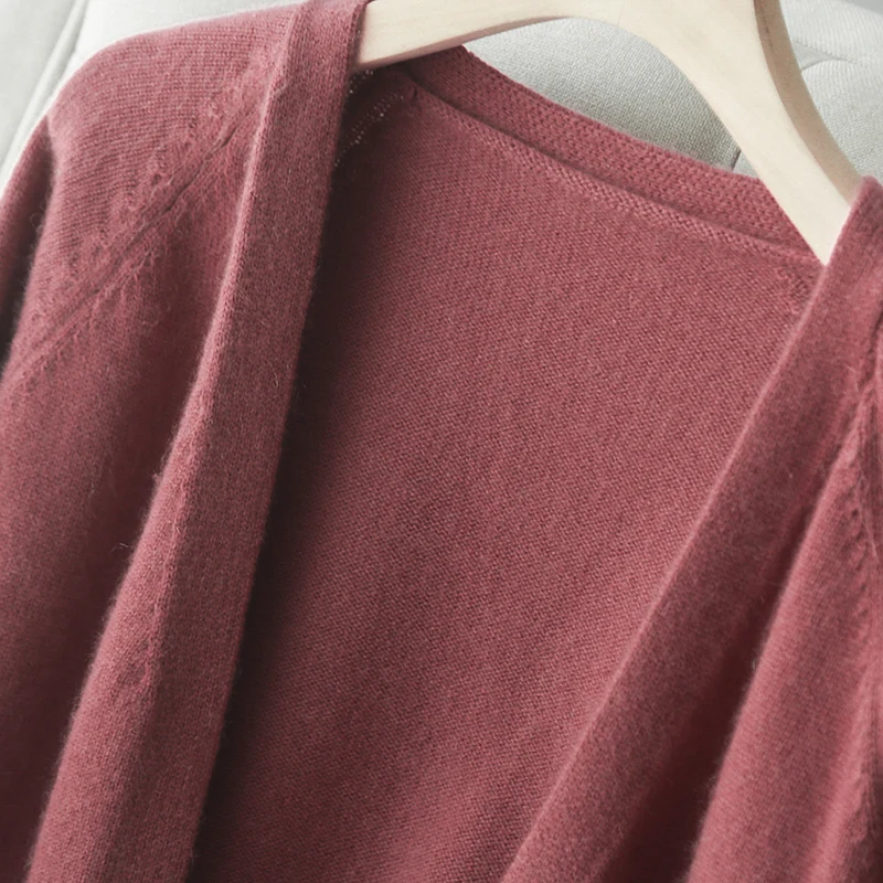 100% pure Goat Cashmere Knitting Sweaters Woman
