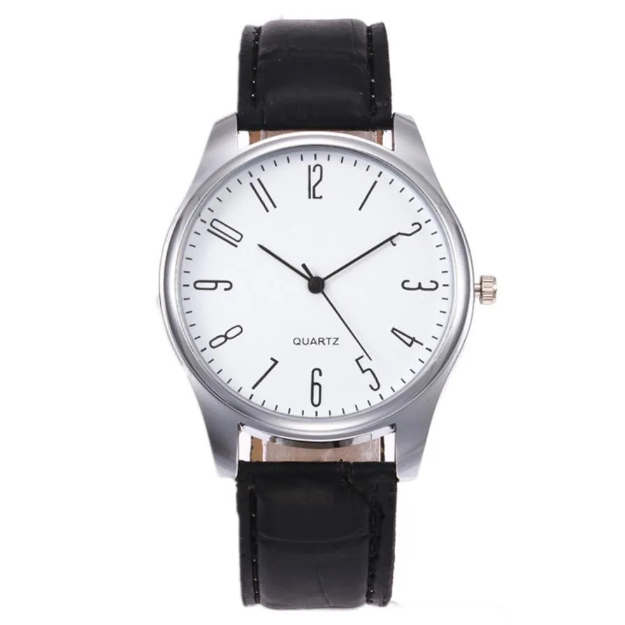 

Mens Simple Business Wrist Watches Luxury Brand Ladies Leather Strap Analog Quartz Watch Male Sports Clock Relogio Masculino#YL5