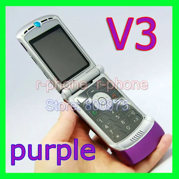 

Original Motorola Razr V3 Mobile Phone Unlocked Russian Keyboard