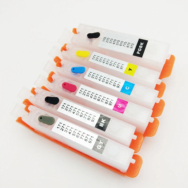 PGI 580 CLI 581 Refillable Ink Cartridge For Canon PGI 580 CLI 581 PGI580 CLI581 PIXMA TR7550