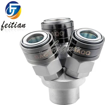 

1Pcs black nickel material/SAQQ Pneumatic connector/PU union joint/self locking/tee joint/ Motor repair tools/ FREE SHIPPING