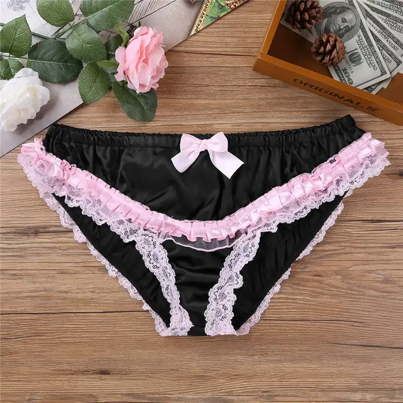 Sissy frilly satin panty apologise Sissy frilly satin panty pity