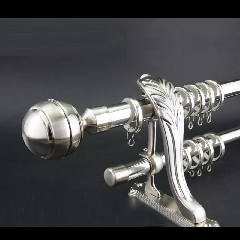 260cm Thick stainless steel curtain rod single rod 28mm to RUSin