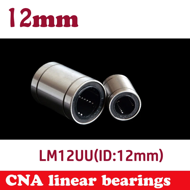 10 pcs/lot LM12UU 12mm Linear Ball Bearing for 12mm shaft Bushing