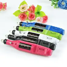 1 Набор 6 бит Электрический Маникюрный станок для дизайна ногтей сверло ручка Гель-лак пилка инструмент Советы