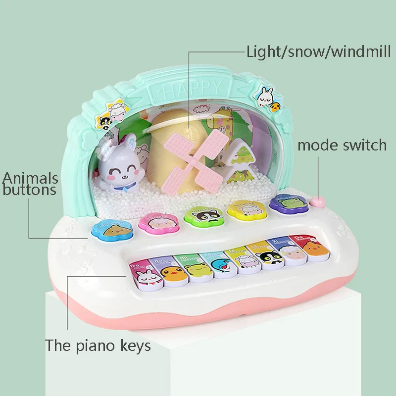 Musical Toys Piano Electronic Keyboard Music Development Educational Baby Toddler Kids Lights Toys Musical Toys Piano Electronic Keyboard Music Development Educational Baby Toddler Kids Lights Toys