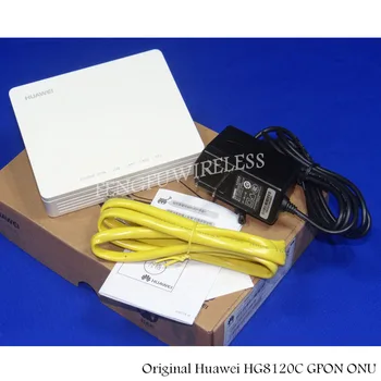 

Best price 10pcs/lot Hua wei Original Brand New HG8120C 1GE+1FE+2LANS GPON ONU ONT with English Version HG8120C GPON ONU