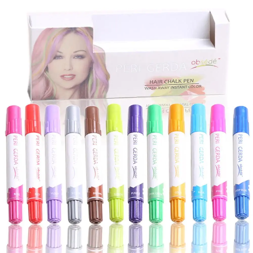 

HOT Professional Disposable Temporary Changing Color Hair Dye Paint Crayon Chalk Pen Hair Color Hair Care & Styling