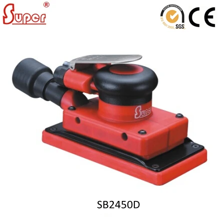 

Rectangular Air Orbital Sander for 90x180mm Square Sanding Backup Pad Air Jitterbug Sander SELF VACUUM 5mm ORBIT (SB2450D)