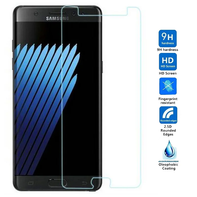Закаленное стекло для Samsung Galaxy Note 6 7 8 пленка не полное покрытие защита экрана