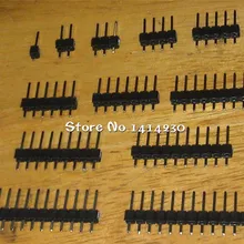 10 шт. один ряд Мужской 2,54 хрупкие штыревой разъем полоса 1 x Американская классификация проводов 2р/3/4/5/6/8/10 P/12/20-контактный разъем
