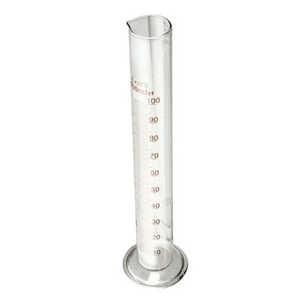 5/10/25/50/100 мл толстое Стекло градуированный мерный цилиндр комплект, стеклянный измерительный цилиндр комплект