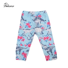 Длинные штаны с принтом животных для новорожденных мальчиков и девочек повседневные леггинсы штаны-шаровары