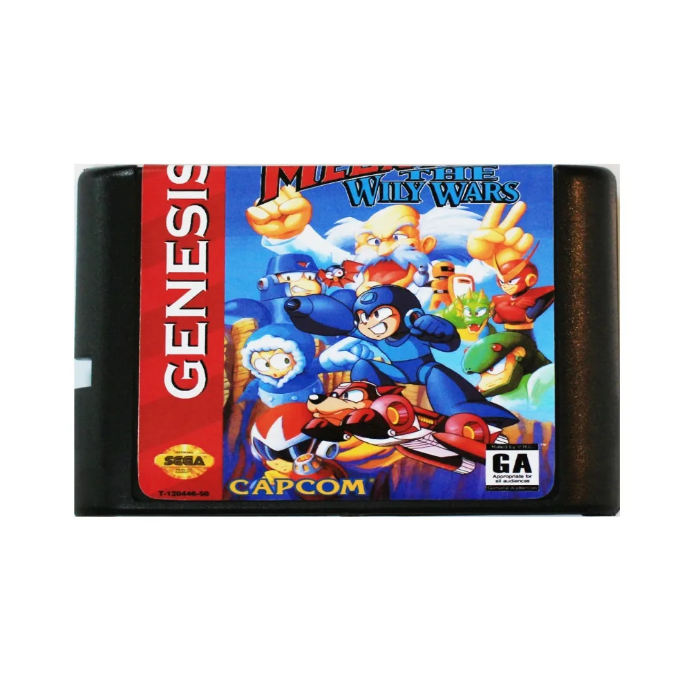 Игра Mega Man 16 бит MD игра Wily Wars для Sega Drive SEGA Genesis|wily wars|mega man16 bit |
