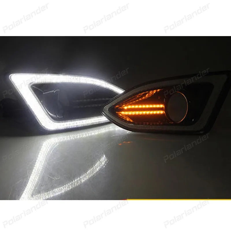 Auto Parts for F/ord e/dge 2015 12V LED Guiding Running Light Car Styling Lamps Fog Lights