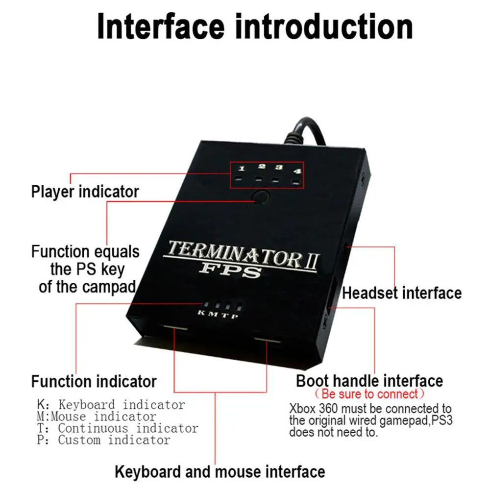 

Mouse Controller Keyboard Converter Adapter Game Accessories for PlayStation PS4 PS3 XBOXONE XBOX360