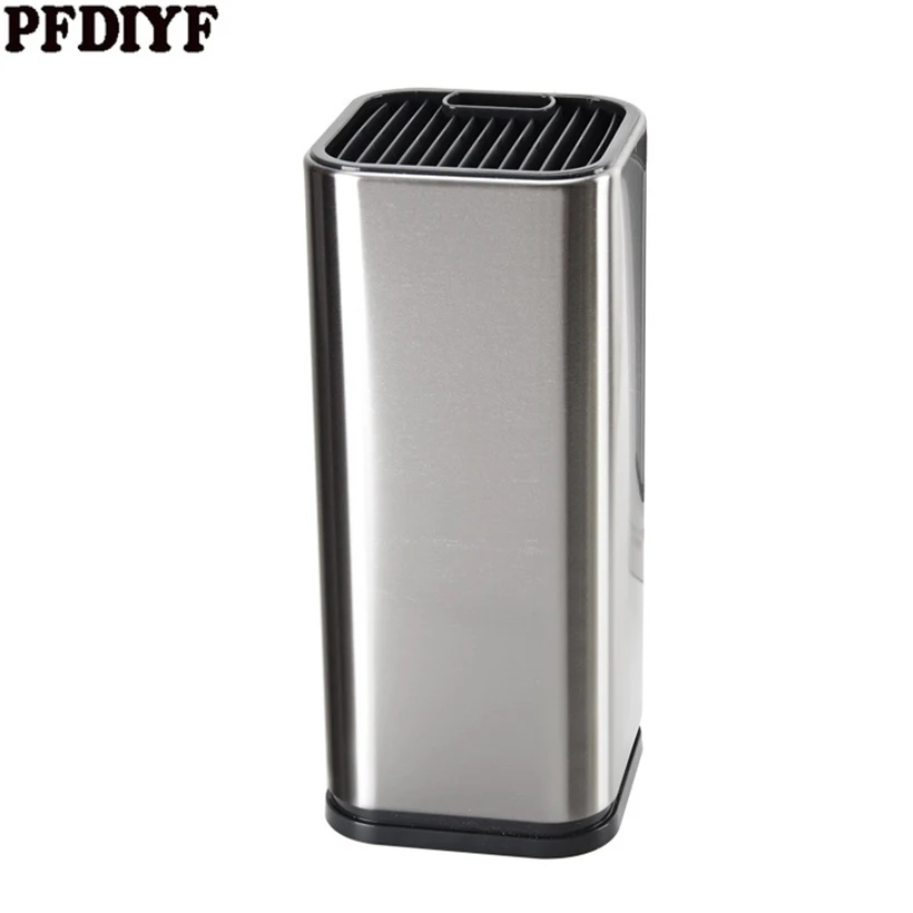 

Creative Kitchen Knife Holder Storage Stainless Steel Knife Block Stand for Knives Large Capacity Multifunctional Tool Holder