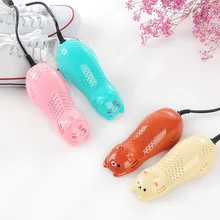 ITAS1296 мультяшная Портативная сушилка для обуви для детей и взрослых,, для дома, общежития, путешествий, синий, розовый, грелка для обуви