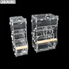 Bird  Automatic feeders Starling Parrot Bird equipment Diet Tools Small Bird Feeder Transparent New Bird food containers 2pcs ► Photo 2/6