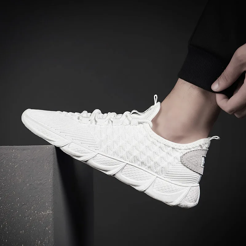 Casual Shoes Men Male Season Light Trend Sneakers Soft Bottom Ventilation Leisure Time Fly Shoes Male Shoe Zapatos De Hombre